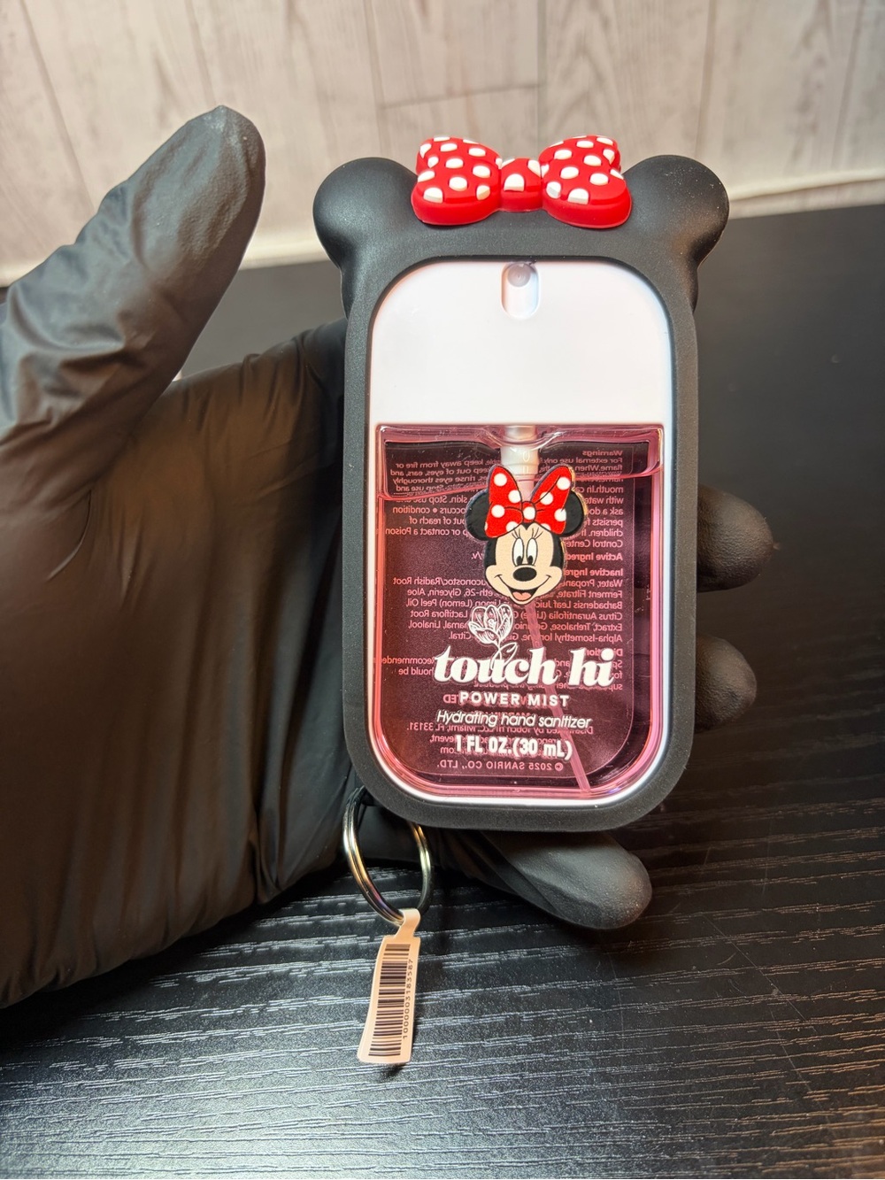 Minnie Mouse Red & Black Touch Hi Hand Sanitizer Spray